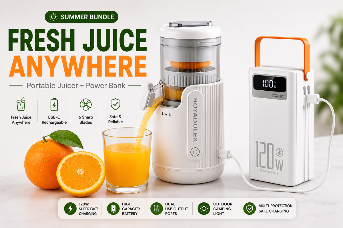 Juicer + Battery Massive 50,000mAh