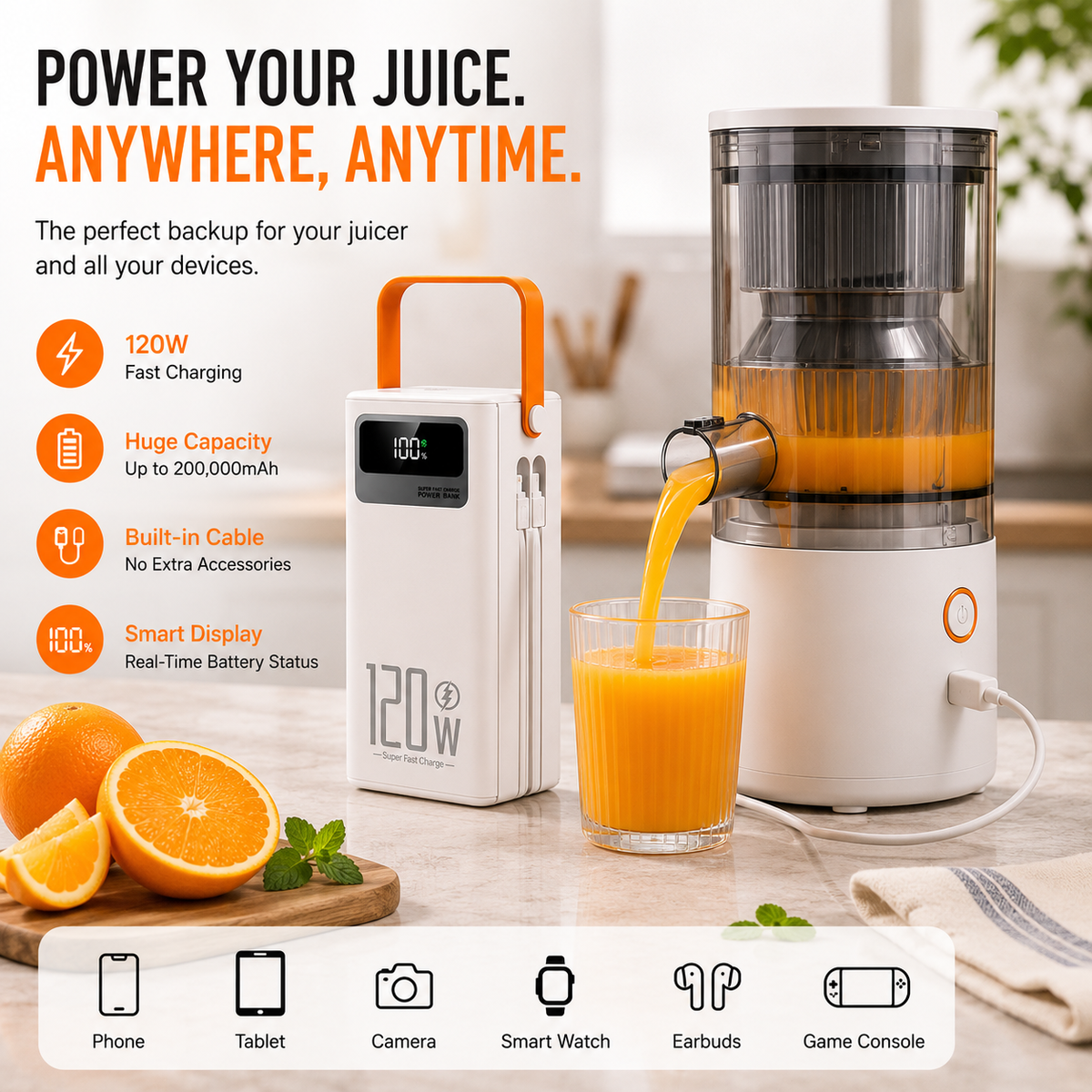Fast-charging power bank