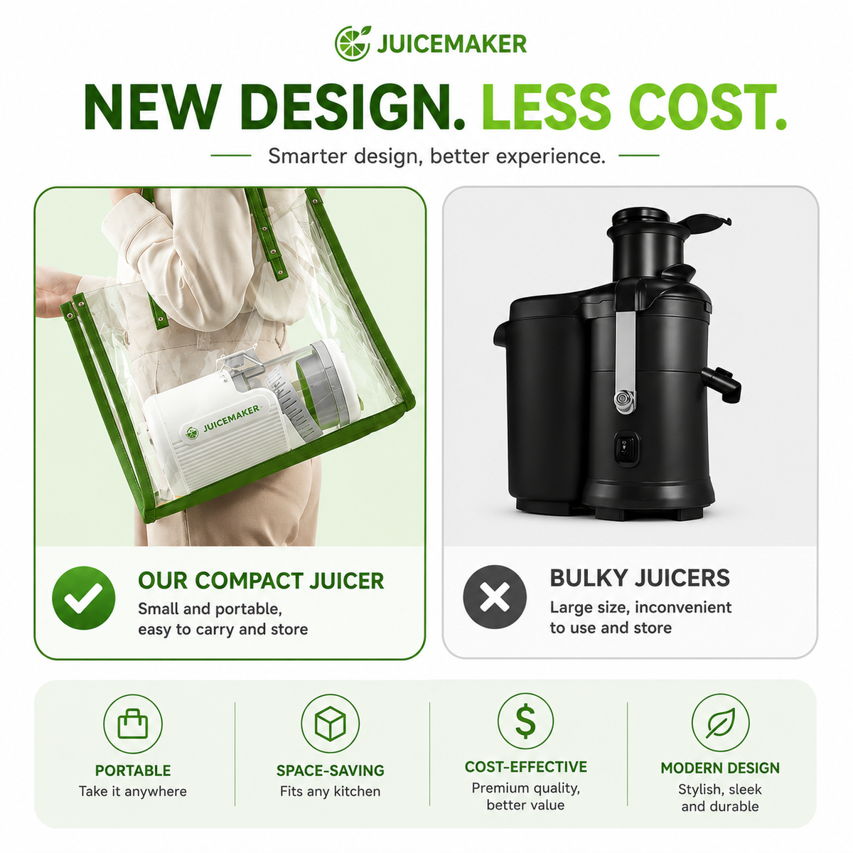 JuiceMaker™ JuiceGo | Portable Electric Juicer