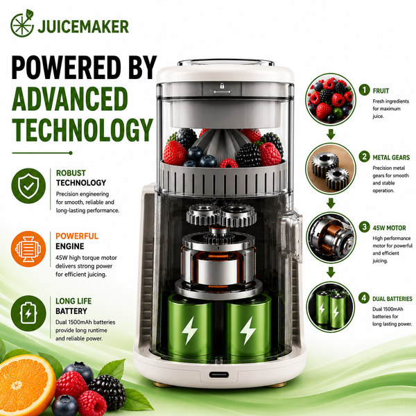 JuiceMaker™ JuiceGo | Portable Electric Juicer