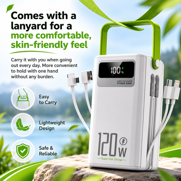 🔋 Fast-charging Power Bank 50,000mAh