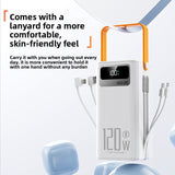 Solar power bank in white colour option